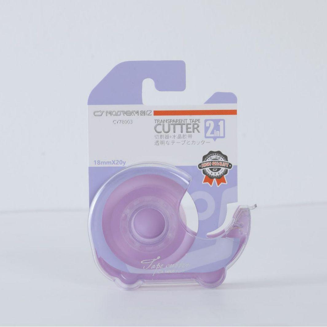 New Office Tape Student Stationery Adhesive Tape Special Cutter Multicolor, Large Snail Tape Card full figure