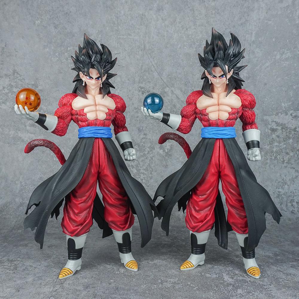 dragon ball super saiyan super four sun wukong hand-made cartoon large model decoration prize figure doll decoration
