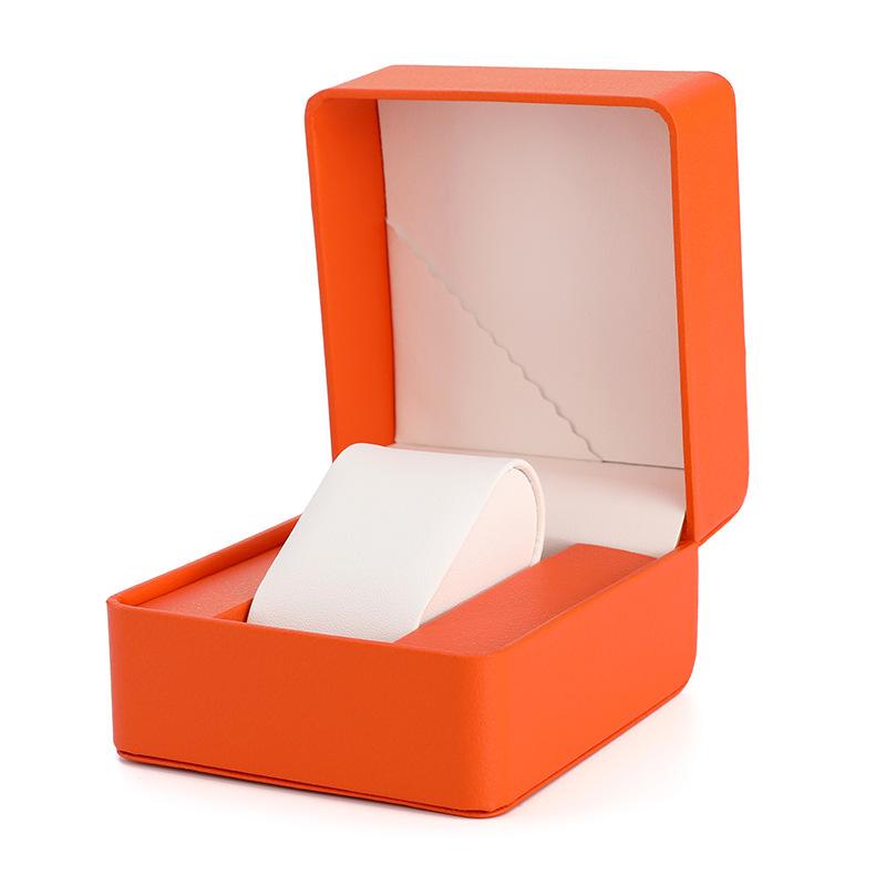 pu leather high-grade flip case watch box watch gift box watch box tiktok live streaming on kwai hot sale
