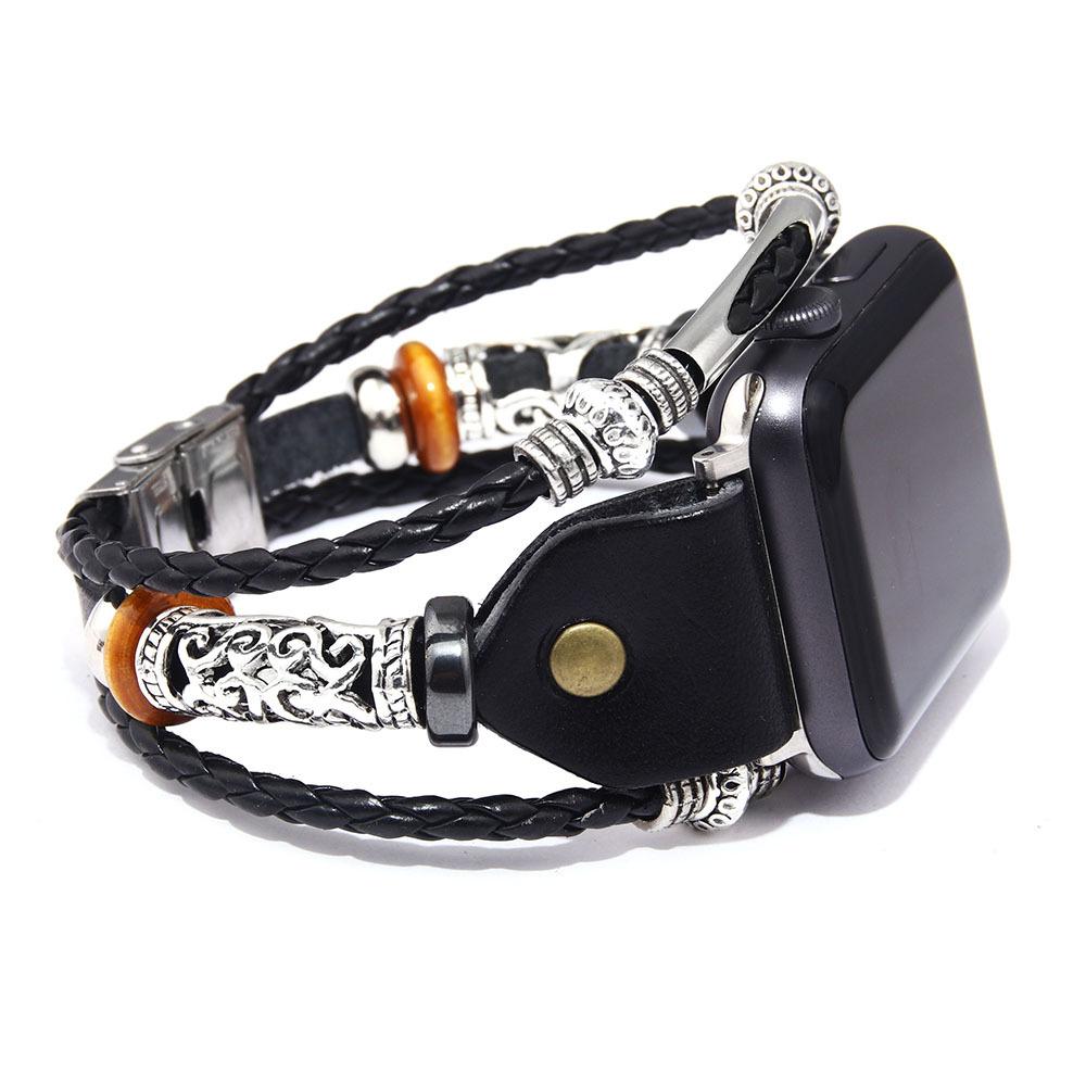 amazon wish hot iwatch strap genuine leather stainless steel smart watch band for apple watch watchband