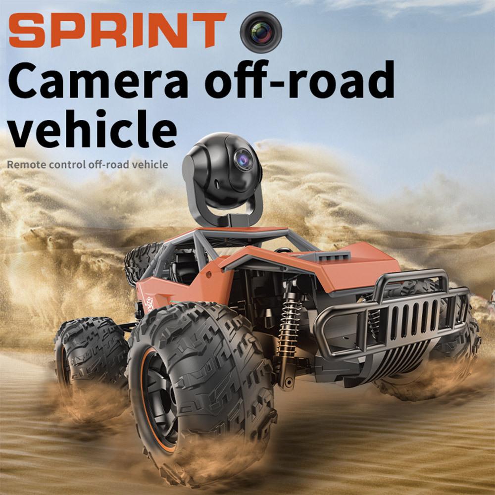 cross-border alloy camera remote control car full-scale high-speed off-road rock crawler wifi camera video rc remote control car
