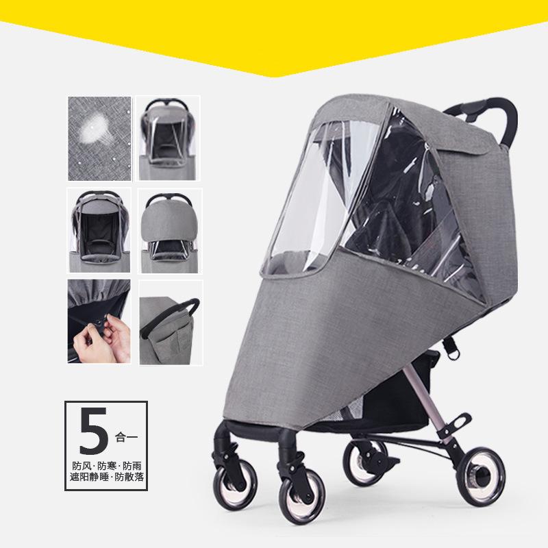universal baby stroller rain cover perambulator rain cover baby umbrella car windproof cozy winter stroller raincoat