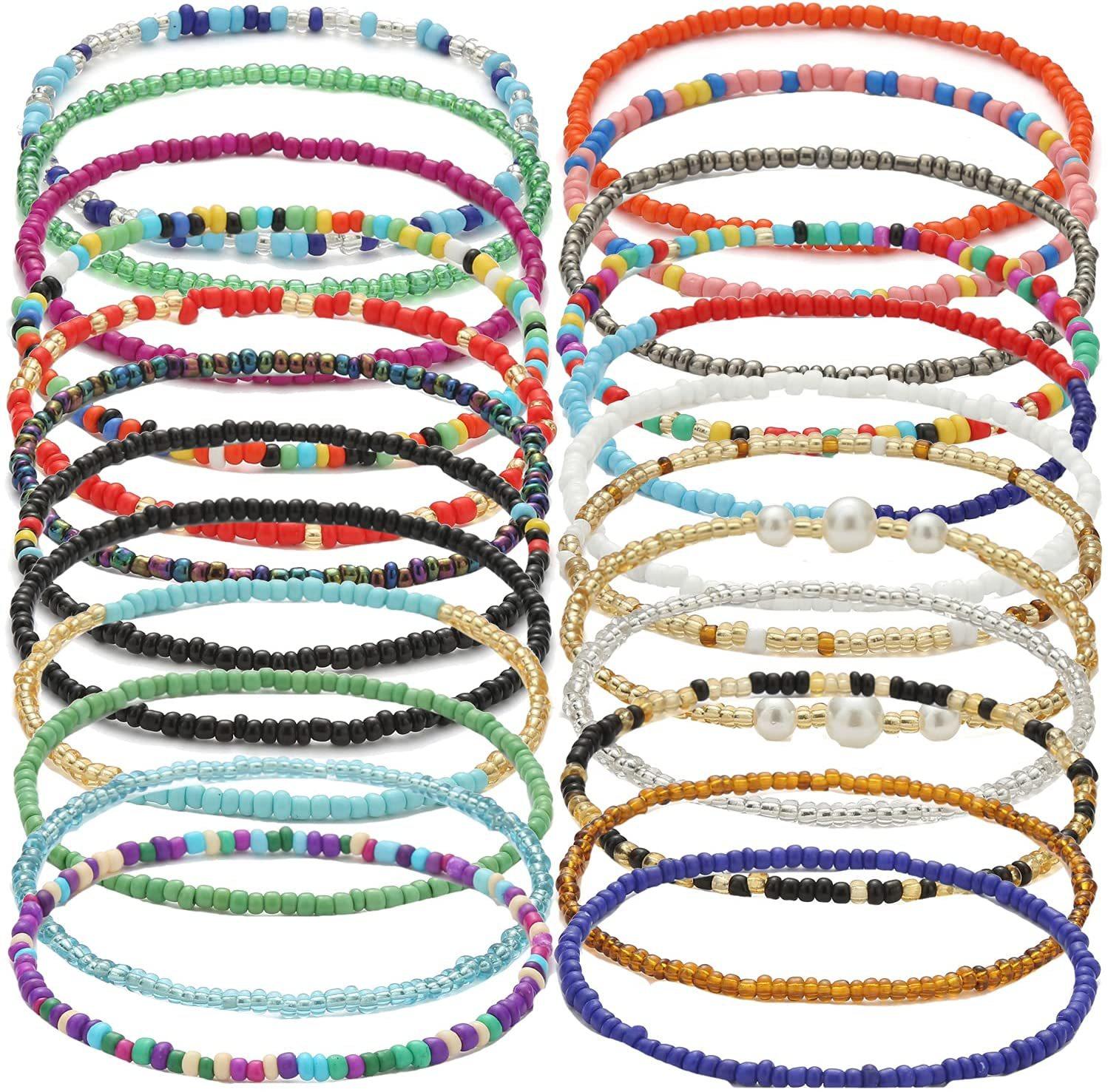 Bead Anklet Bohemian Bead Anklet Handmade Bead Anklet Beach Anklet European and American Spot