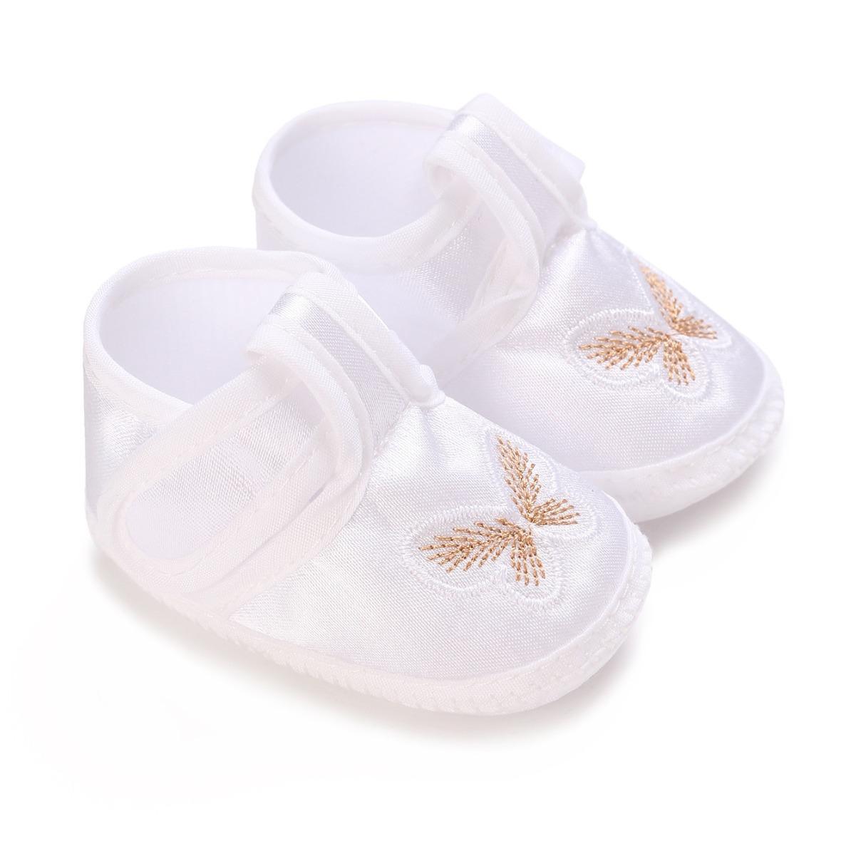 2024 new spring and autumn new shoes non-slip wear-resistant lace butterfly embroidered princess shoes for women