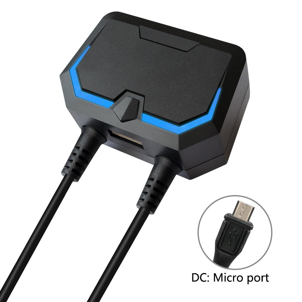 Nintendo Switch Game Host Dual Output Travel Charger with LED Light Switch Handle Charger