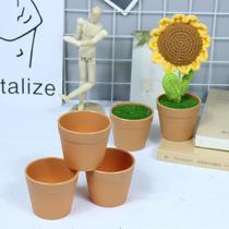 flower pot imitation ceramic basin plastic basin home greenery artificial flower bonsai planting international pot succulent plastic flower pot