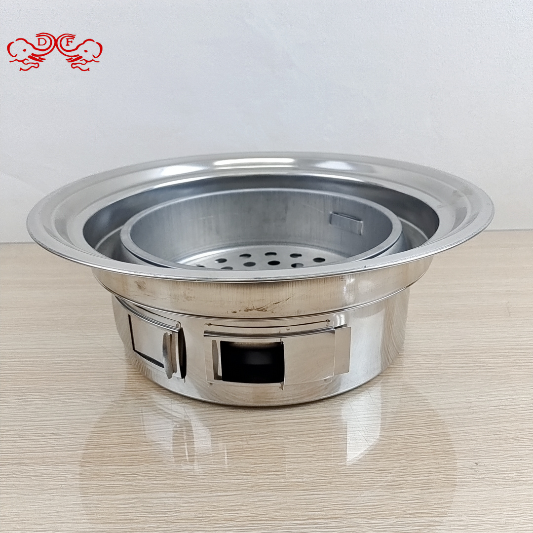 DF99230 Small charcoal Korean barbecue oven Commercial carbon grill Barbecue Grill Skewer stove barbecue pot DF TRADINGHOUSE Application Scenario