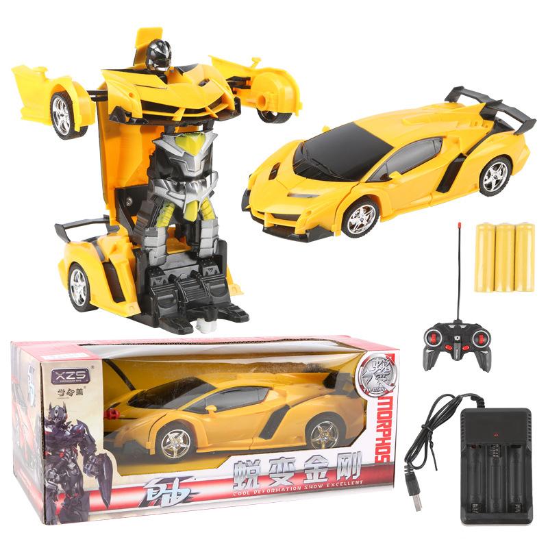 remote control deformation car induction deformation car king kong wireless remote control car robot charging electric boy and children's toy