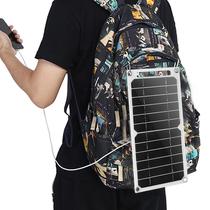 6W 5V Outdoor Solar Cell Phone Charging Panel Flexible Solar Panel 6W Backpack Solar Charger