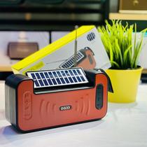 dg33 solar panel charging wireless bluetooth speaker radio portable bluetooth audio flashlight dg33