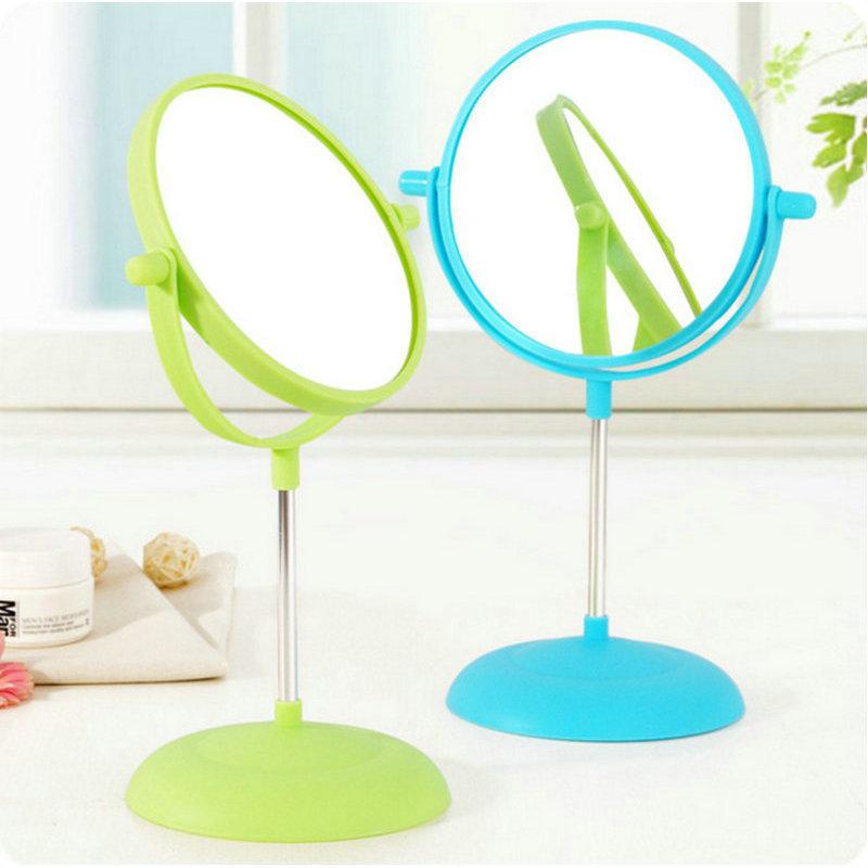 factory custom dressing simple double-sided round mirror makeup mirror princess mirror home desktop portable dormitory desktop Specification drawing