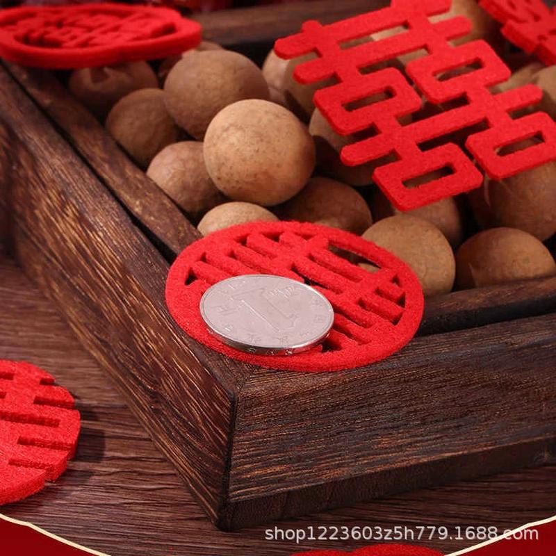 wedding hand throwing xi character wedding preparation double happy character wedding supplies complete collection wedding ceremony xi decorations wedding room decoration small xi decorations sticker