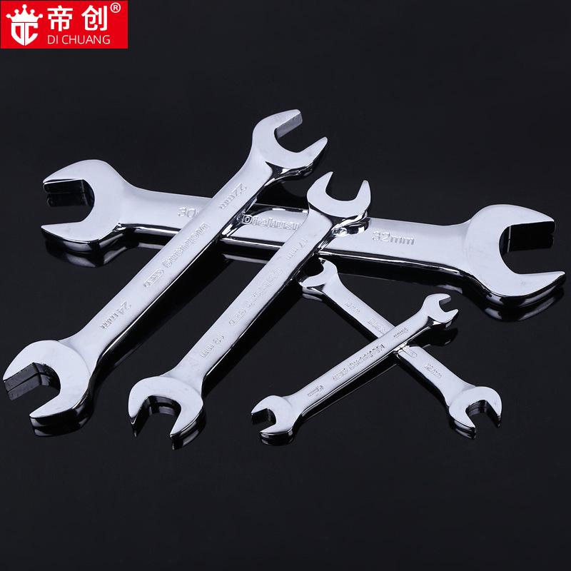 Factory Wholesale Dichuang Mirror Open-End Wrench Double-Headed Trigger Repair Auto Repair Wrench 5.5-55 Hardware Tools