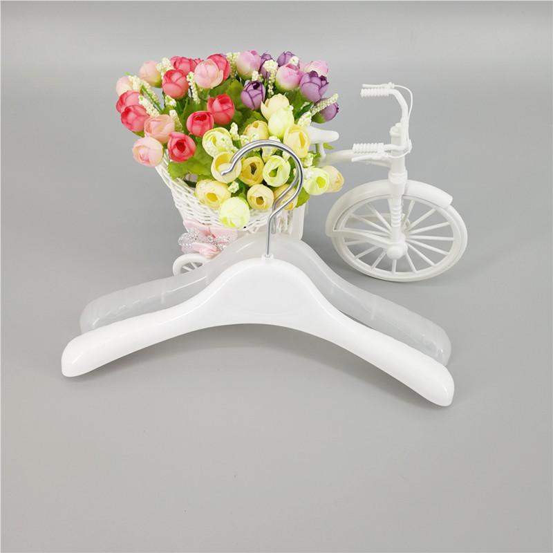 Factory Direct Children's White Clothes Hanger Non-Slip Pstic Thiened Baby Kids Colorful Clothing Store Children's Clothing Clothes Hanger