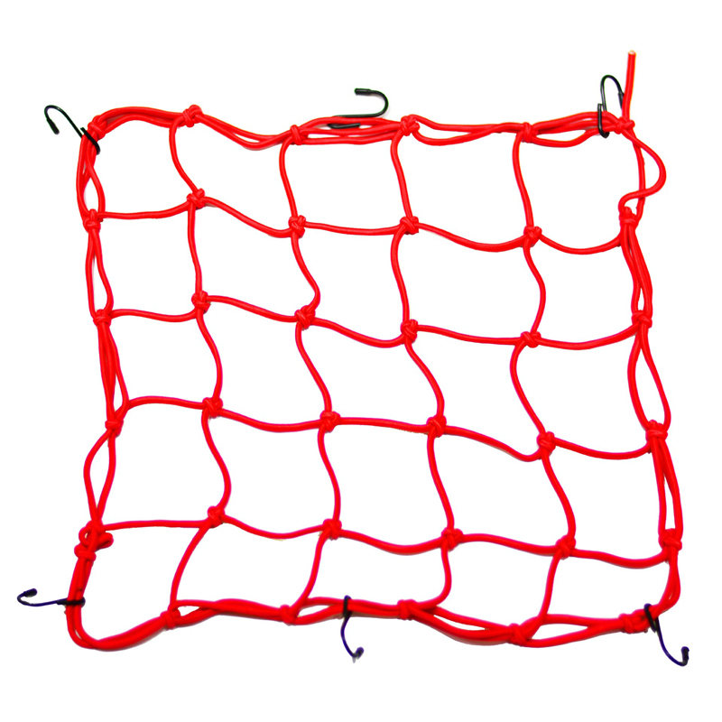 240627铁钩网罩（40*40cm)汽车顶储物行李网绳 自行摩托车顶行李安全固定弹力行李网兜详情13