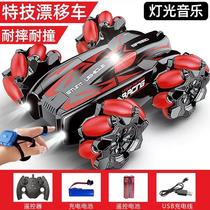 Cross-Border Double-Sided Exercise Light Rolling Gesture Stunt Remote Control Car Four-Wheel Drive off-Road Drift Children's Toy Car Wholesale