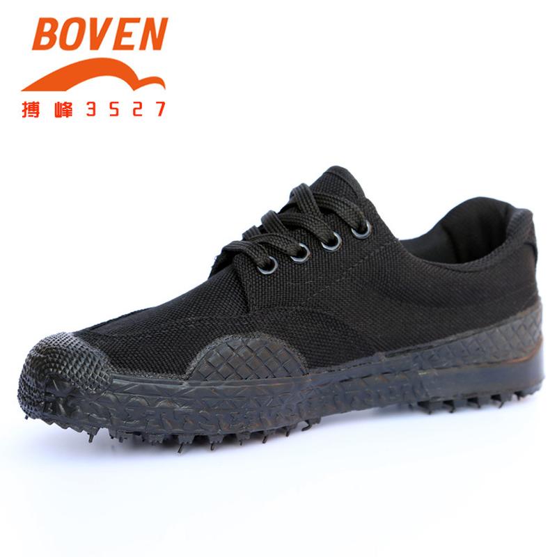 fight peak black liberation shoes men and women work military training shoes 021 work shoes camouflage canvas shoes yellow ball