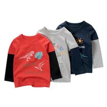 27kids children's clothing autumn new wholesale baby clothes babies' long sleeve t-shirt boys undershirt a substitute