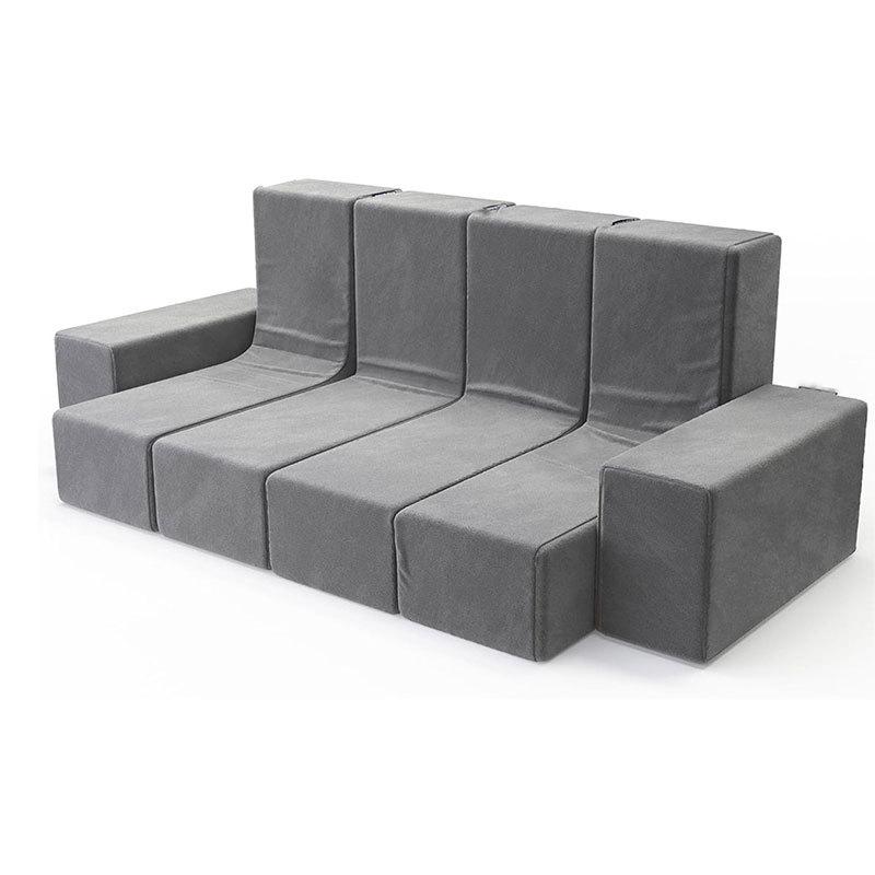 Customized Amazon Children's Game Sofa High Density Sponge Cushion Indoor Combination Floor Sofa Module Sofa