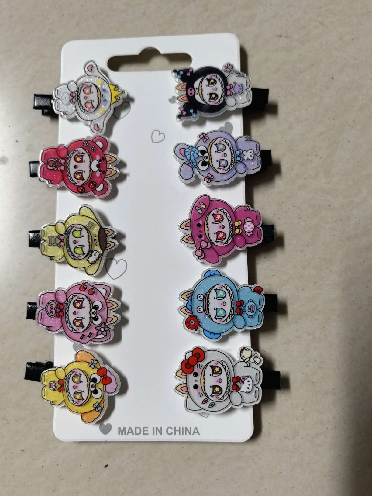 Korean children's hairpins, princess babies, cute candy-colored hair accessories, internet-famous rainbow small hairpins, side clips and headwear Item Picture