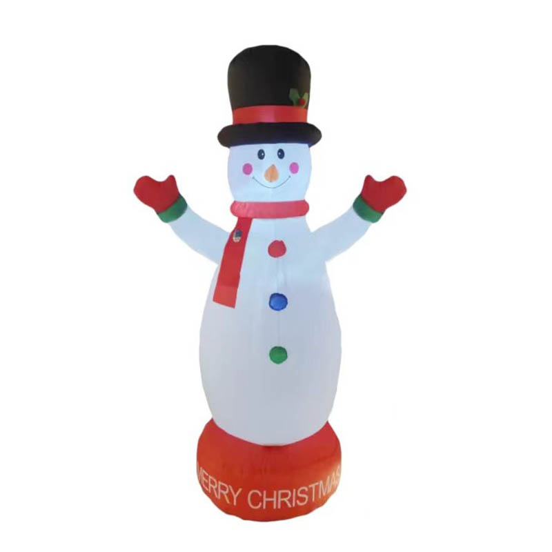 Factory direct sales: Christmas 2.1M Rotating snowman (English) wholesale Application Scenario