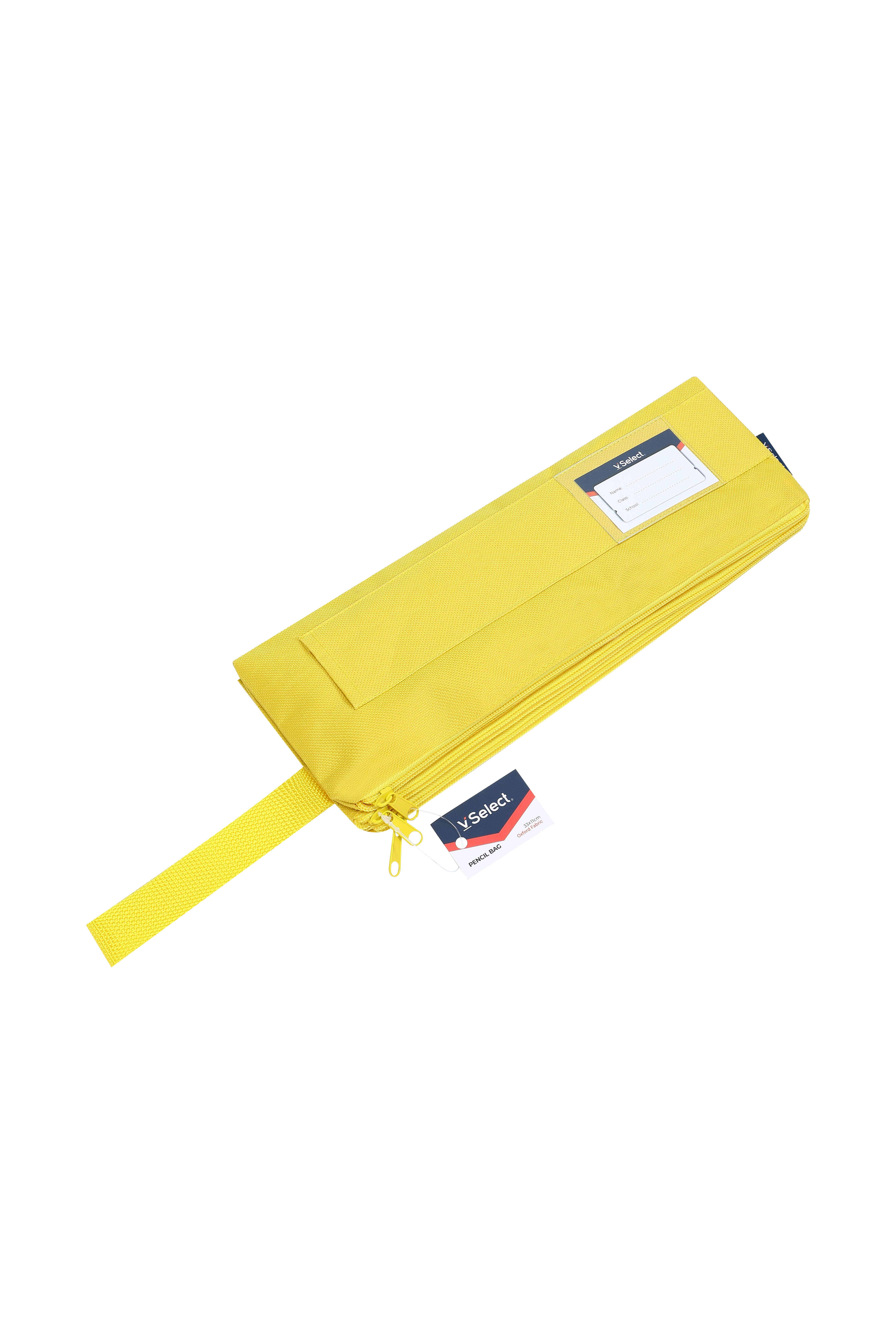 Oxford Cloth three-layer long pen case 33*11cm, exclusively for foreign trade, minimum order quantity one box Item Picture