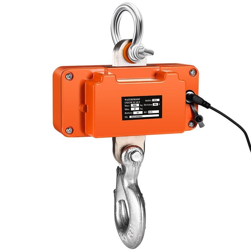 cross-border ocs-p3 waterproof electronic hoist scale 1500kg hook scale metal pound scale wireless crane scale driving electronic scale