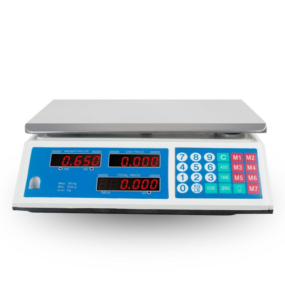 electronic scale 40kg commercial vegetable selling scale supermarket fruit scale platform scale 5g high precision pricing scale