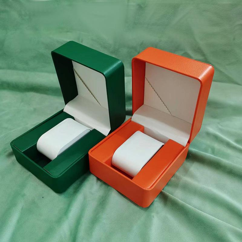 Watch Gift Box Watch Box in Stock Wholesale PU Leather Ornament Watch Packaging Box Flip Square Display Box