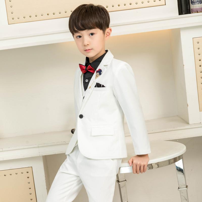 Autumn Boy's Tailored Suit Children's Suit Student Performance Speech Clothes Boys Wedding Dresses of Bride Fellow Kids Small and Medium Suit