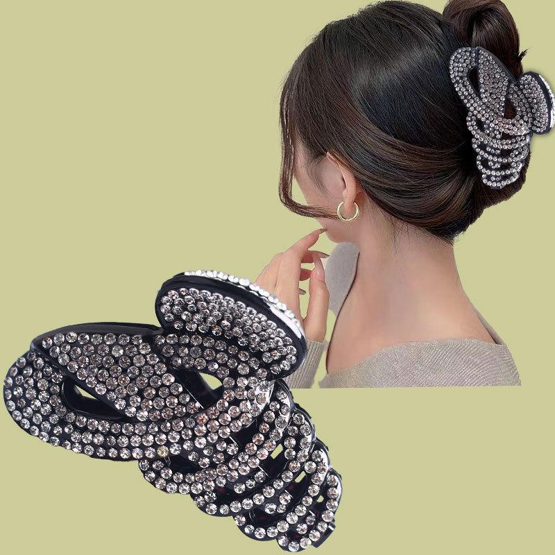 kaka barrettes back head female hairpin grip graceful online influencer shark hair band chuck hair claw hairware