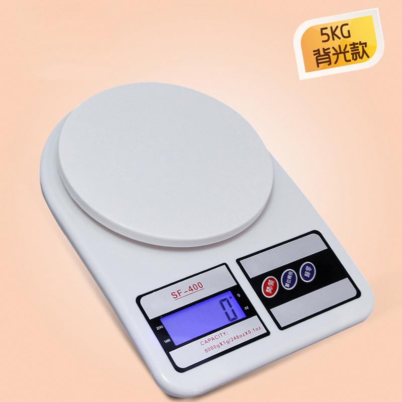 5kg Kitchen Scale Sf400 Kitchen Electronic Scale with Tray with Backlight Electronic Scale AMW Baking