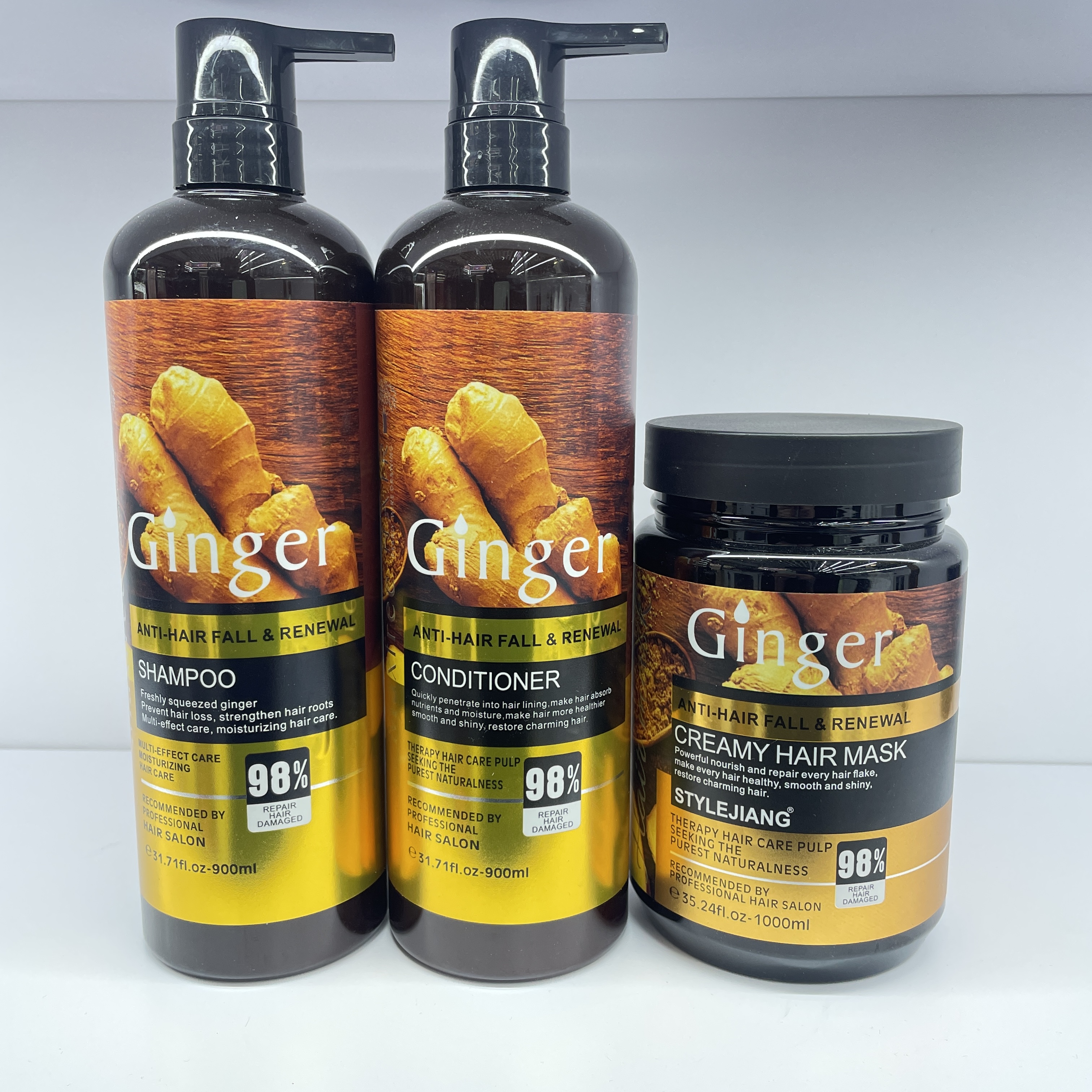 Ginger  ANTLHAIR FALL &. RENEWAL 洗发水护发素发膜