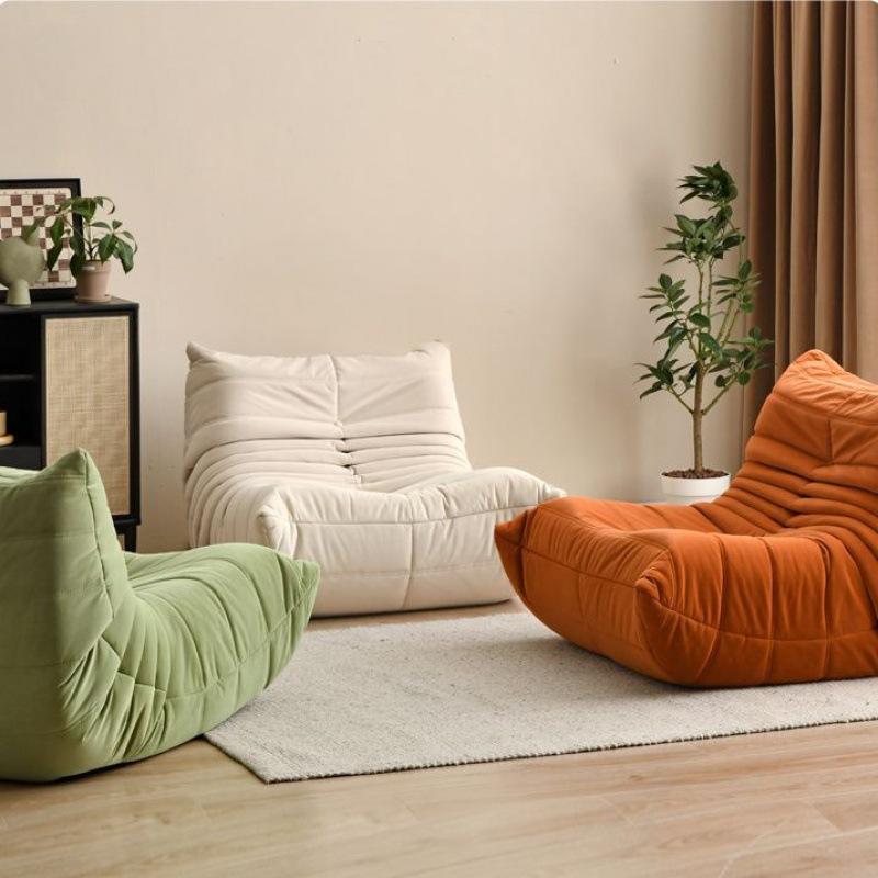 caterpillar lazy sofa sleeping balcony leisure chair bedroom living room single-seat sofa chair factory direct sales =