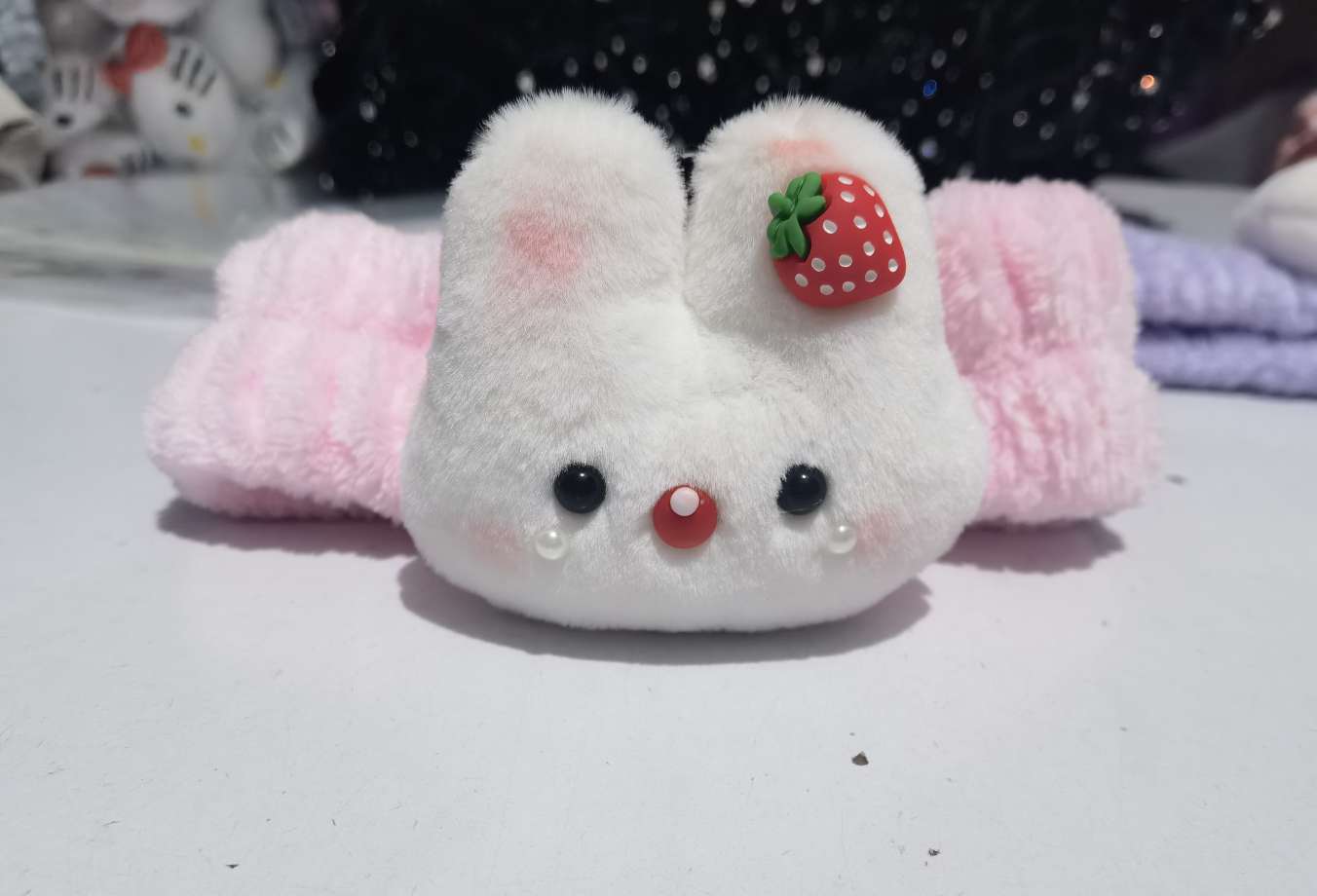Diadema linda especial para niños conejo fresa 🍓 diadema adornos de diseño exquisito adorno para el pelo diadema estilos diversos color rico diadema