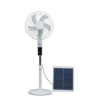 16-inch mf-228 floor fan with solar panel remote control indoor outdoor emergency solar fan