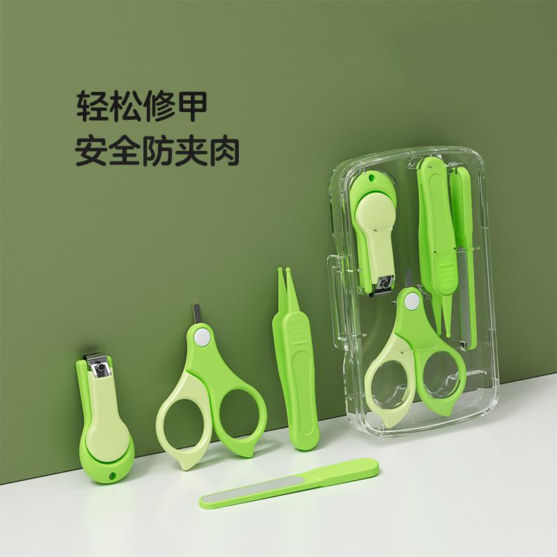 baby newborn scissors anti-pinch nail clippers baby scissors nail clippers children's nail clipper set