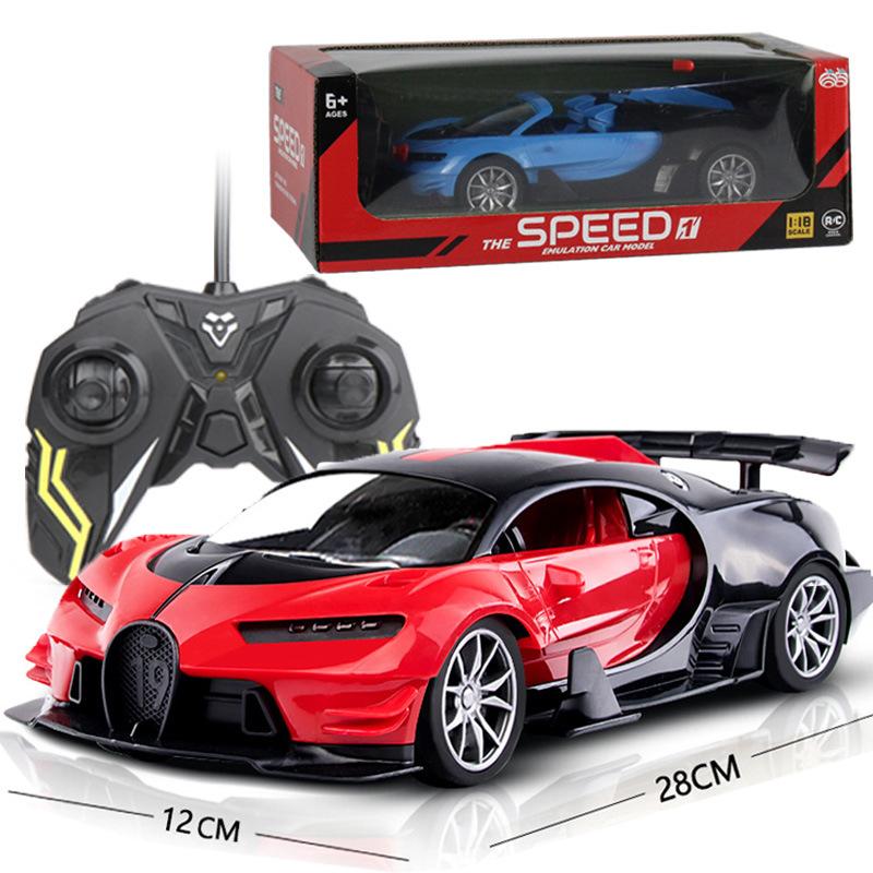 Cross-Border Four-Way Wireless Remote Control Car Simulation Sports Car 1:16 Model Car Toys Boys Foreign Trade Children's Toys Wholesale
