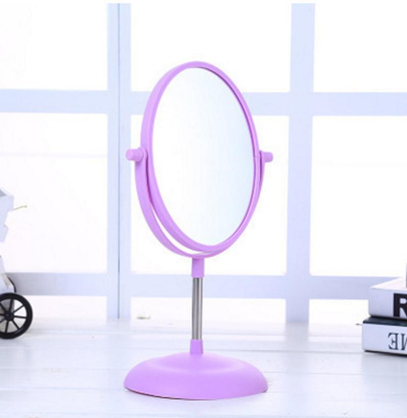factory custom dressing simple double-sided round mirror makeup mirror princess mirror home desktop portable dormitory desktop Item Picture