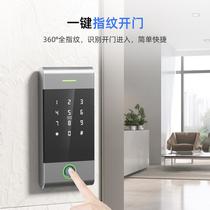 fingerprint lock pass door lock ttlock unlock remote management intelligent attendance machine door plate time recorder