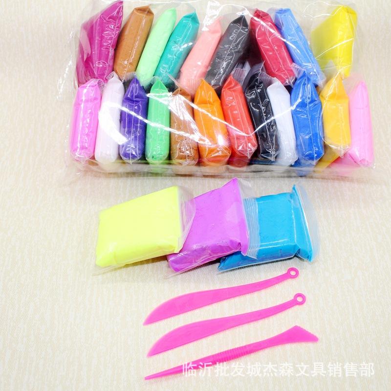 Clay Mansion Drum Bag Light Clay Colored Plasticine Space Clay Children's Art DIY Light Colored Clay