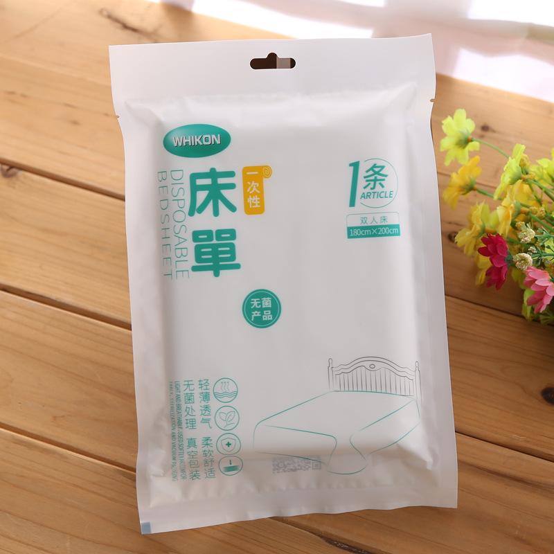 travel disposal bed sheet pillowcase travel portable non-woven bedding sheet dirt-proof hotel supplies