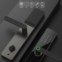 pass lock smart fingerprint lock inner door password lock door lock anti-theft door swipe card handle lock