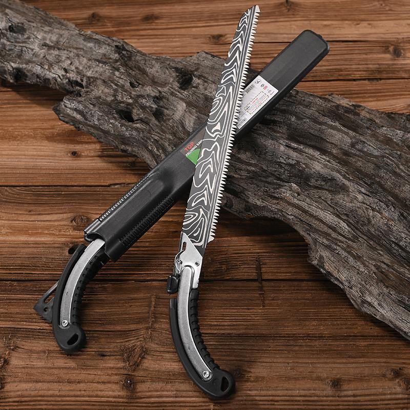 damascus waist saw pruning saw blade-type direct saw handmade wood cutting saw pruning saw garden saw outdoor handsaw