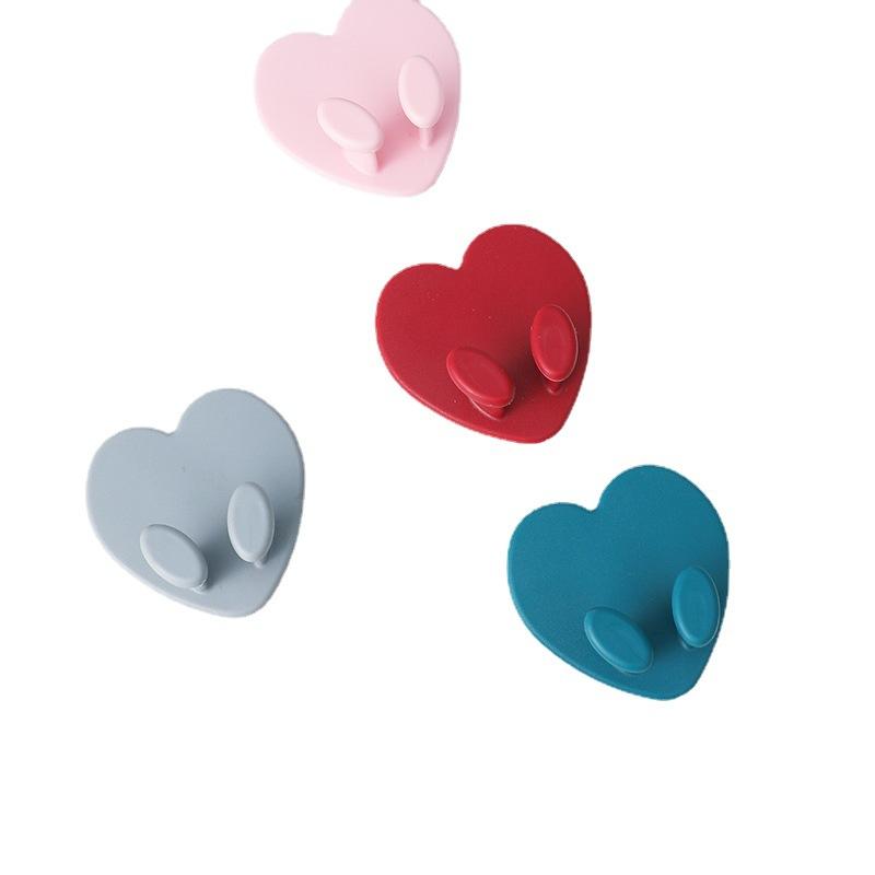 New Love Storage Double Hook Socket Electrical Appliance Wire Plug Data Cable Hook Strong Seamless Plug Hook