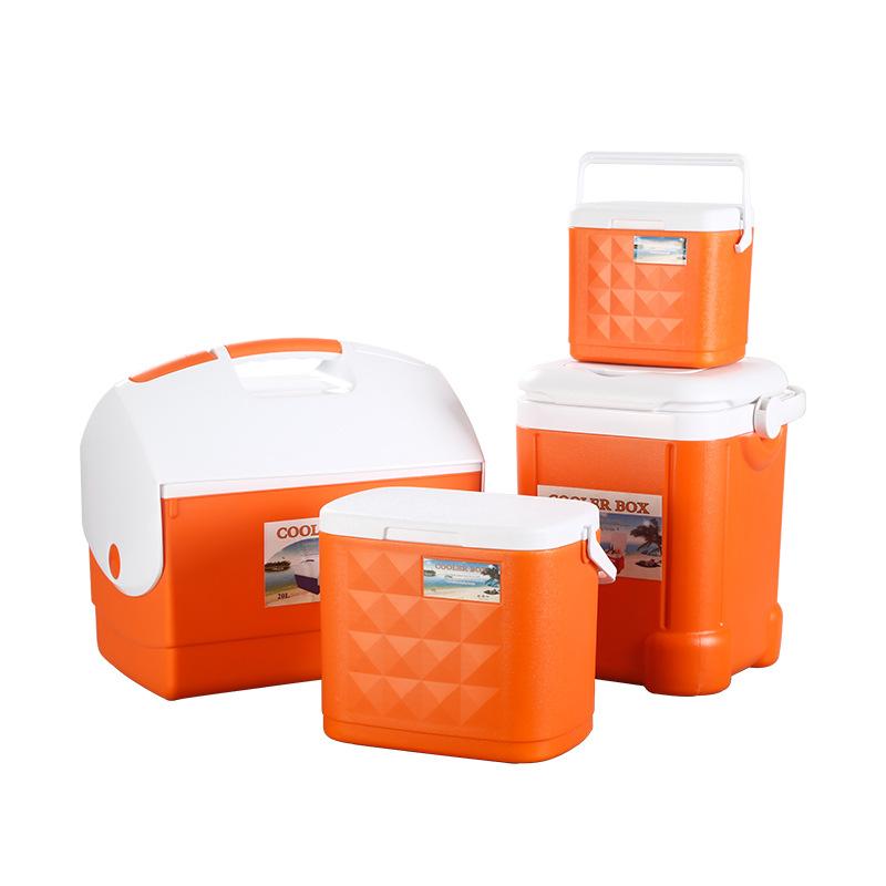 refrigerated 3.5l10l20l outdoor cold insulation box portable pu foam refrigerated box takeaway fresh-keeping box insulation bucket