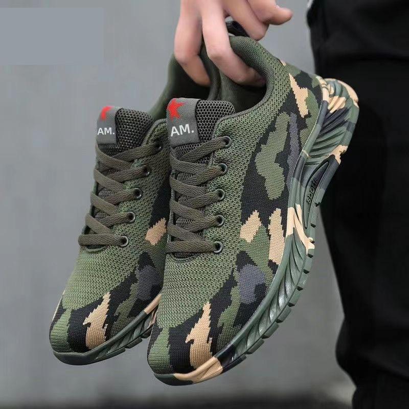 camouflage shoes men's and women's spring, summer and winter construction site work shoes liberation shoes work shoes outdoor climbing boots training shoes military training shoes