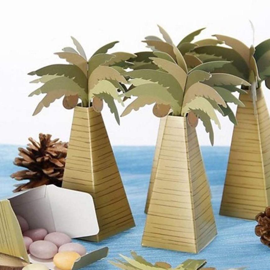 coconut tree candy box palm tree candy box mini gift box cross-border e-commerce hot sale