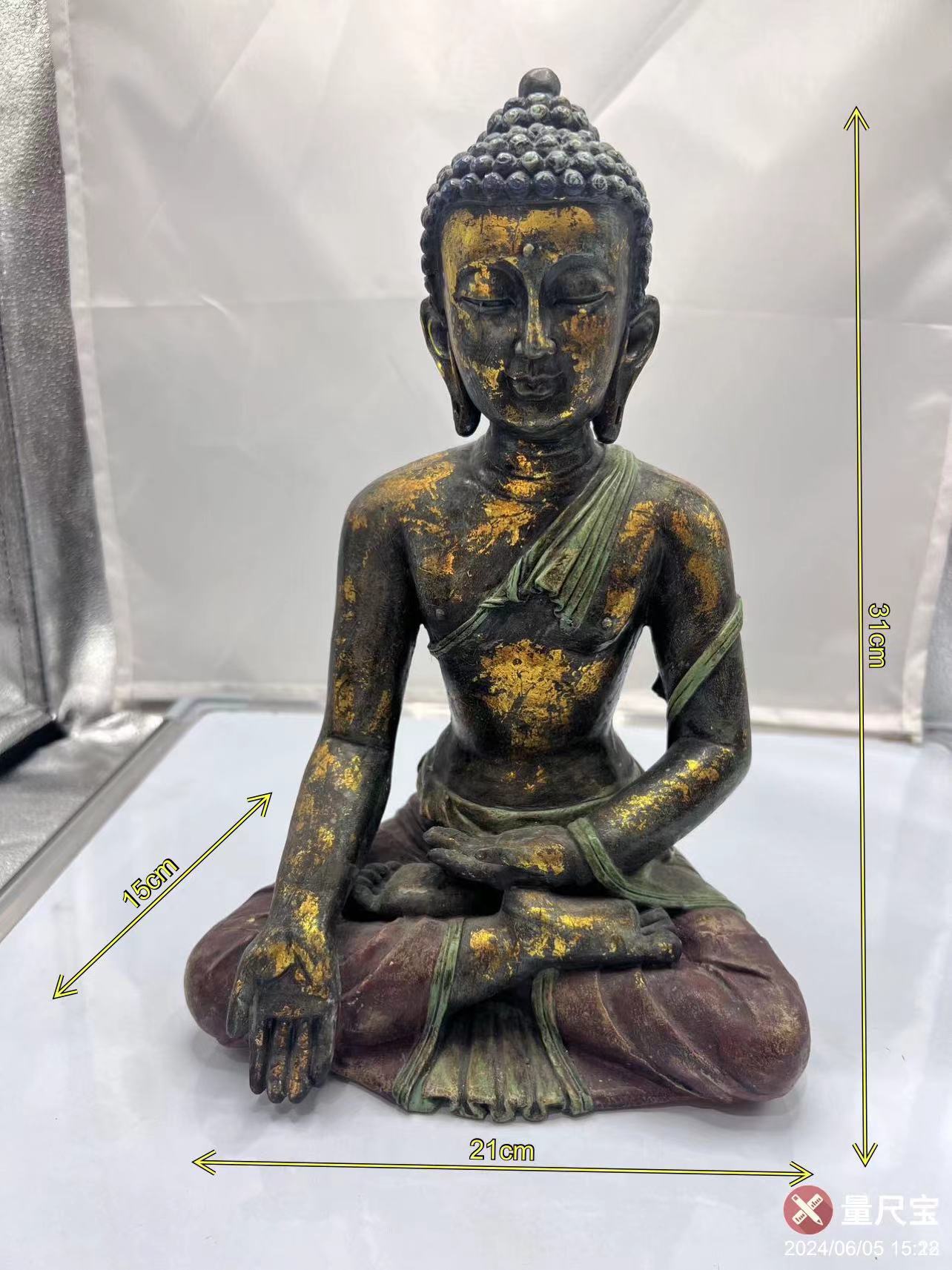 东南亚泰国印度坐佛树脂工艺品