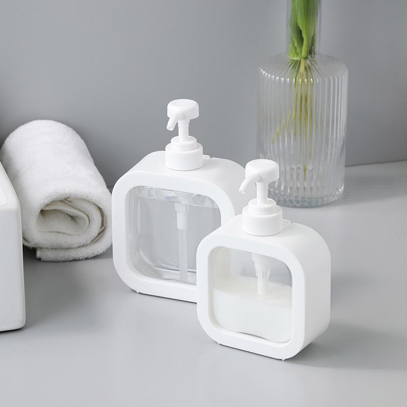 large capacity press type storage bottle shampoo hand sanitizer shower gel detergent laundry detergent lotion empty bottle